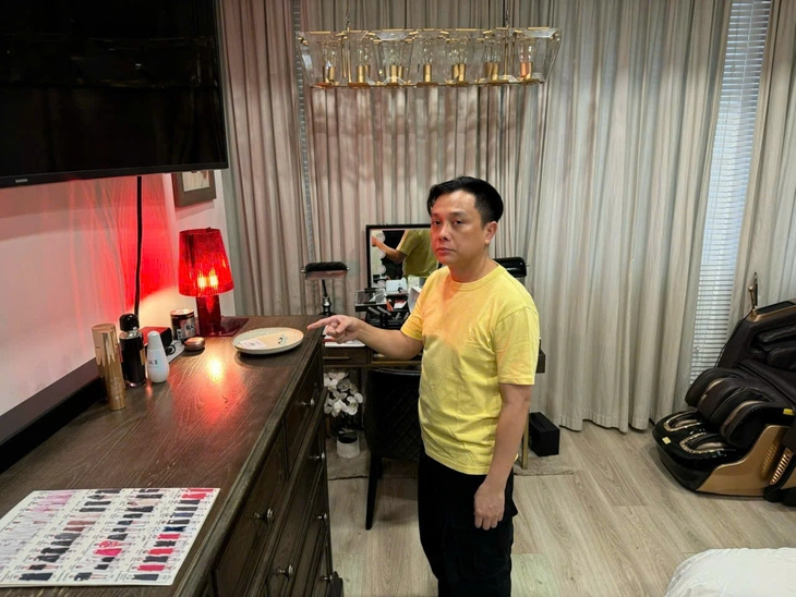 Nguyễn Công Trí thời điểm bị bắt quả tang