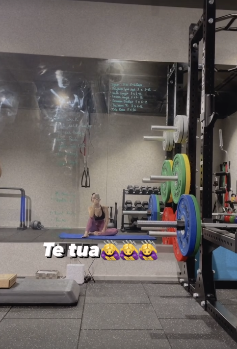 Căn phòng gym tại biệt thự chung của Tóc Tiên và Hoàng Touliver.
