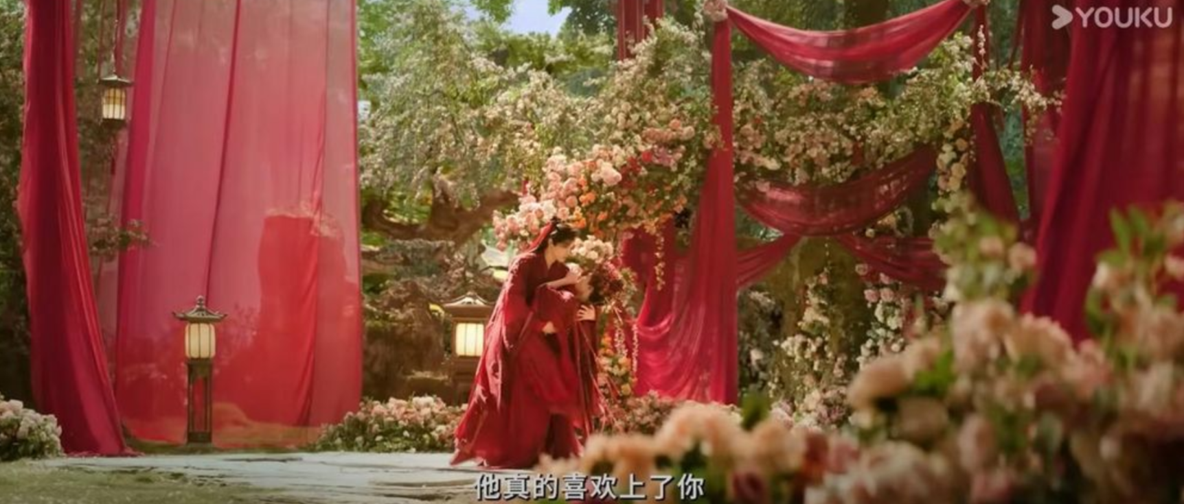 Hình ảnh hậu trường của Hầu Minh Hạo và Lư Dục Hiểu trong Nhập Thanh Vân