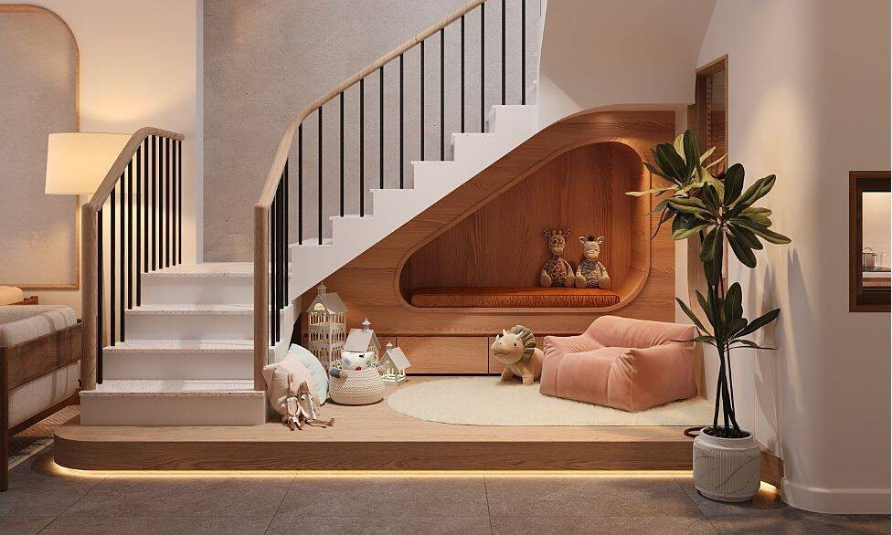 Gầm cầu thang nhà phố