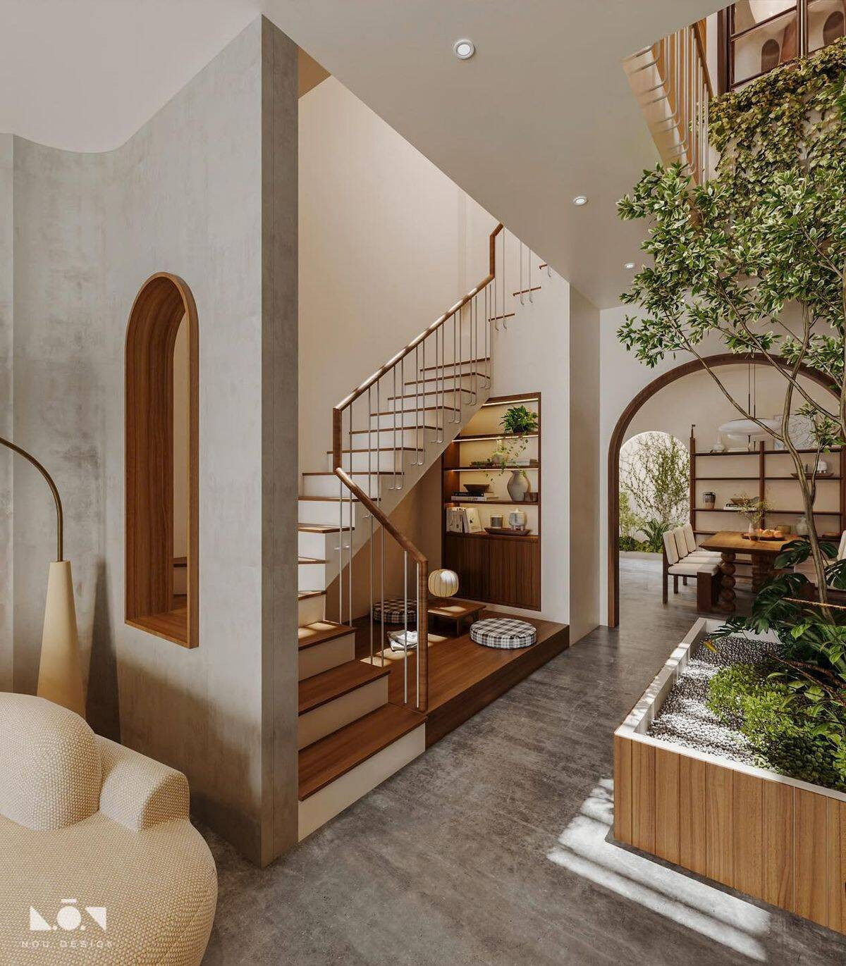 Gầm cầu thang đẹp nhất