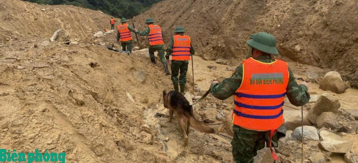 Lực lượng BĐBP tìm kiếm nạn nhân