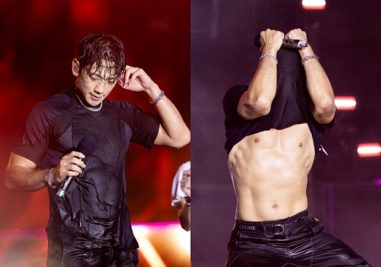 Khoảnh khắc Bi Rain cởi trần gây sốt