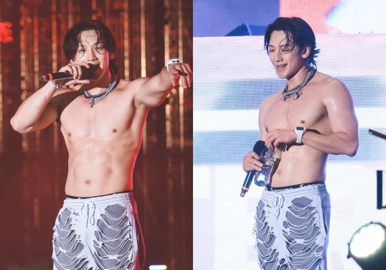 Khán giả ngưỡng mộ vóc dáng của Bi Rain