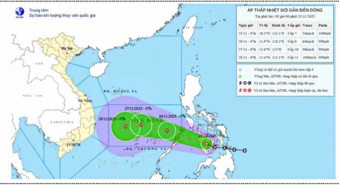 Thời tiết Khánh Hòa: Cập nhật mới nhất về không khí lạnh và áp thấp nhiệt đới
