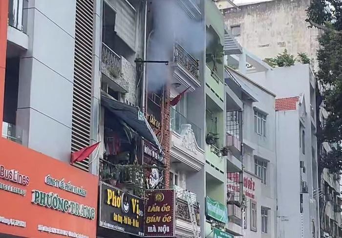 Hiện trường vụ cháy.