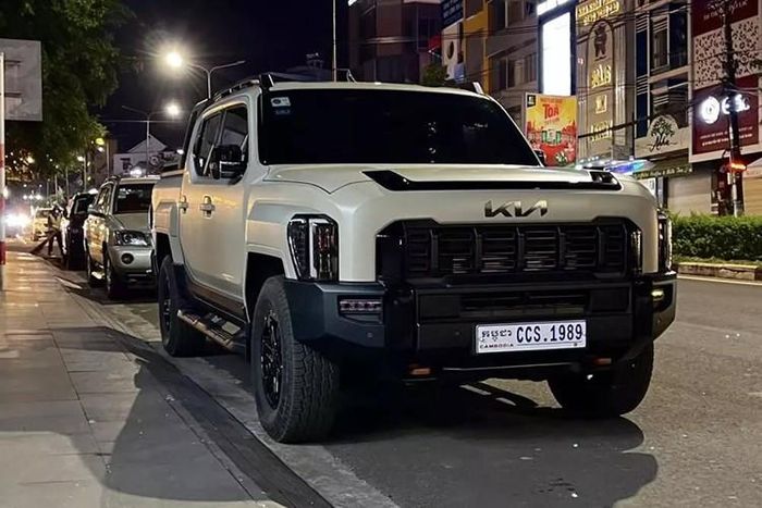 Kích thước tổng thể của Kia Tasman 2025