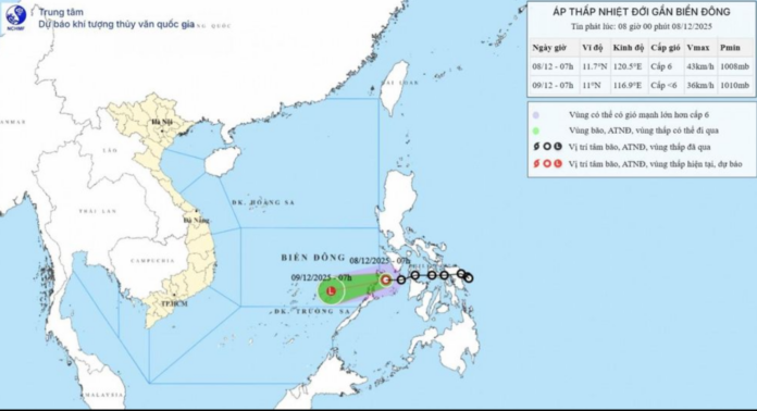 An Giang kích hoạt phương án ứng phó áp thấp nhiệt đới tiến vào Biển Đông