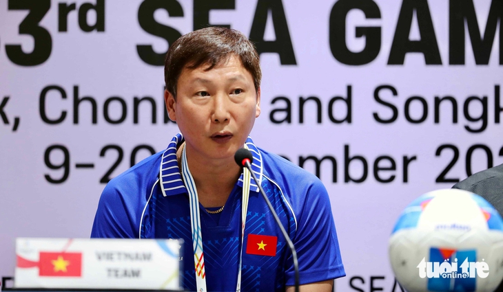 HLV Kim Sang Sik Tự Tin U22 Việt Nam Quyết Chiến Tại Bán Kết SEA Games 33