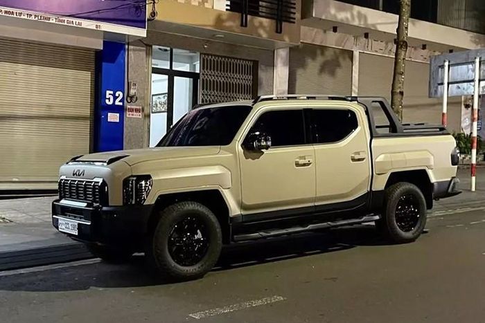 Kia Tasman 2025 xuất hiện tại Việt Nam