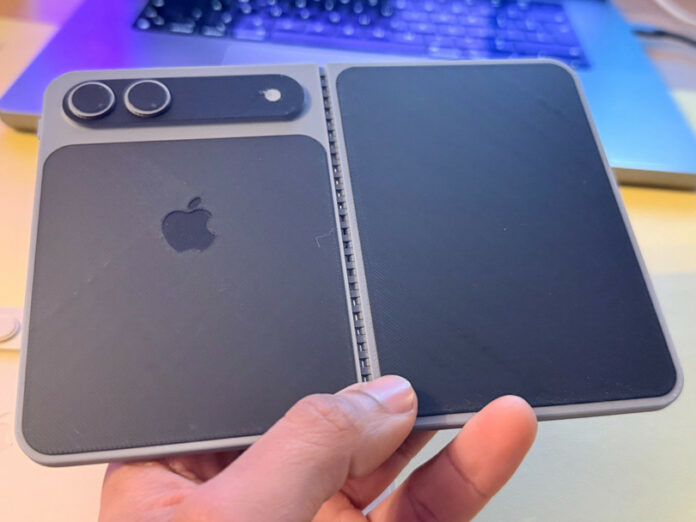 iPhone Fold: Hé lộ thiết kế qua bản in 3D và tin đồn
