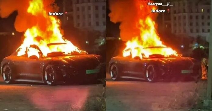 Porsche Taycan Turbo S Bốc Cháy: Cảnh Báo Cho Xe Điện?