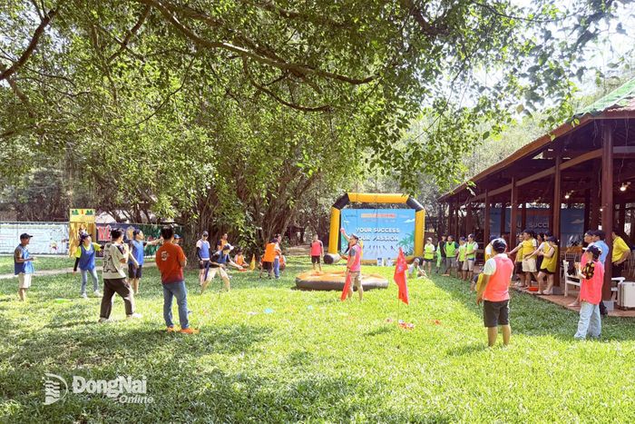 Không gian thiên nhiên xanh mát tại Khu du lịch sinh thái Bò Cạp Vàng. Ảnh: ĐVCC