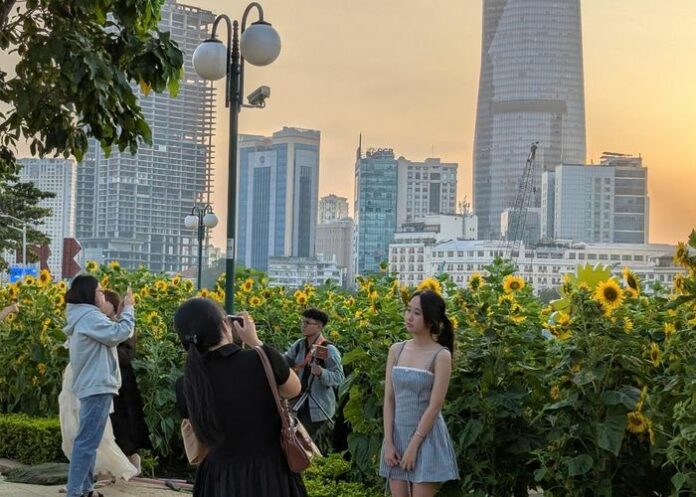 Check-in Cánh Đồng Hoa Hướng Dương Sài Gòn 