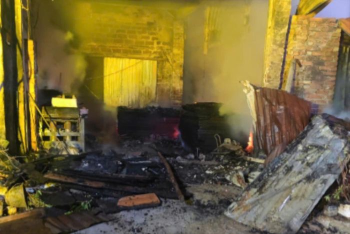 Nhiều tài sản bị thiêu rụi.