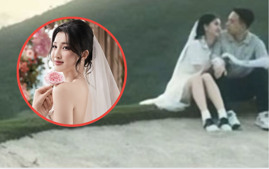 Ảnh cưới Á hậu Phương Nhi và chồng