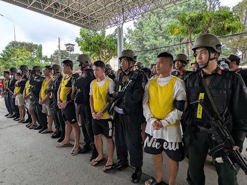 Nhóm của Nguyễn Thanh Hải đã thực hiện cưỡng đoạt tài sản của 120 người với số tiền hơn 16,7 tỷ đồng. (Ảnh: CA. TPHCM cung cấp)