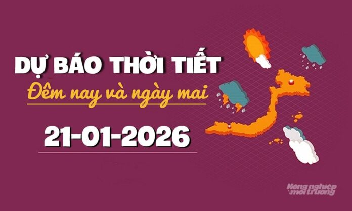 Thời Tiết Hôm Nay 21/01/2026: Cập Nhật Mới Nhất