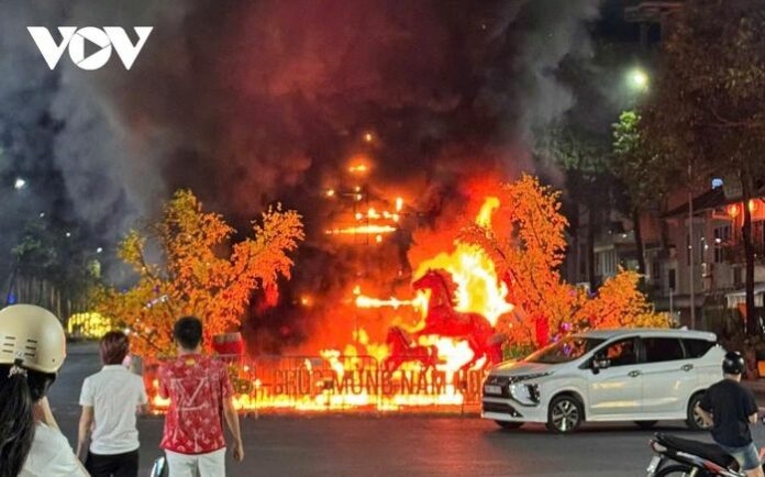 Vụ cháy trang trí Tết ở Hà Tiên: Cảnh báo an toàn mùa lễ hội