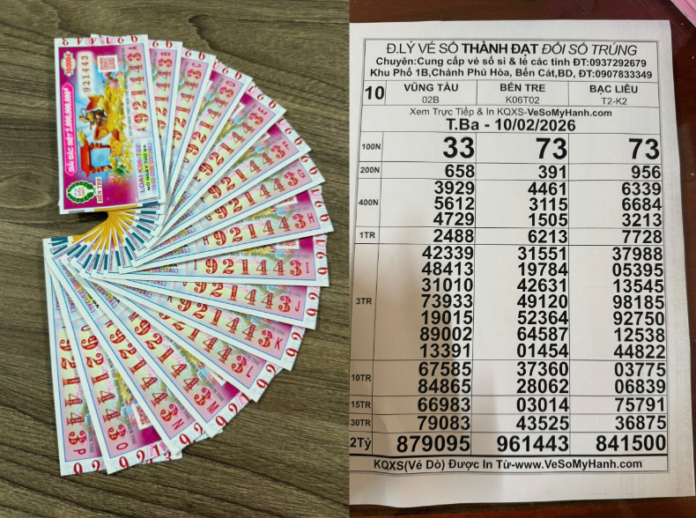 Xổ số miền Nam ngày 10 tháng 2 gây xôn xao vì loạt con số trùng thưởng xổ số