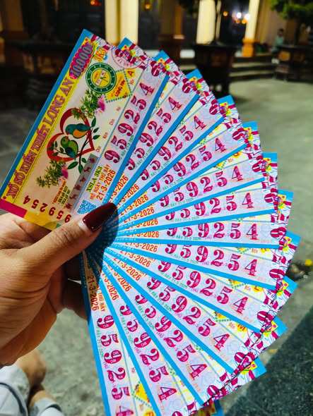 Xổ số miền Nam ngày 21-3 sẽ mở thưởng đối với vé số của 4 đài là Long An, TPHCM, Hậu Giang và Bình Phước. Ảnh: ĐLVS Thần Tài