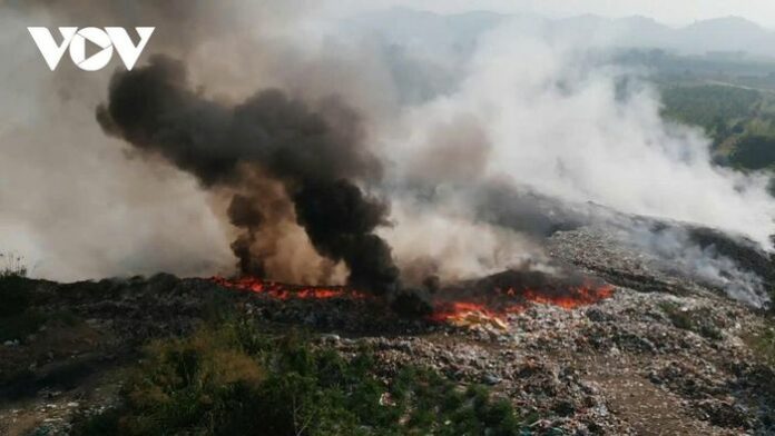 Lâm Đồng: Đám cháy 