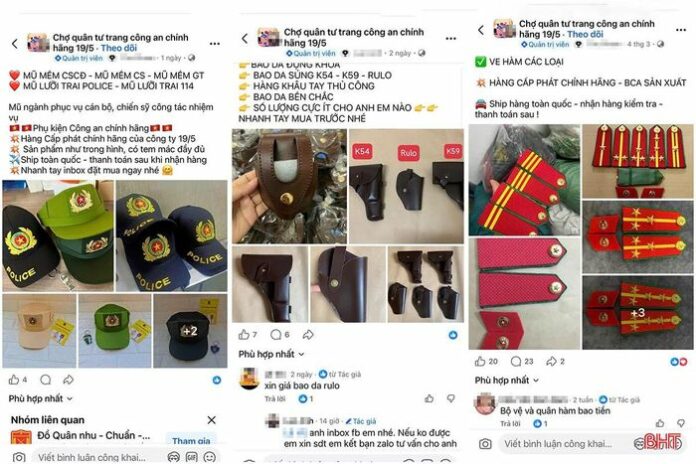 Cảnh báo: Tội phạm mua bán quân tư trang trái phép và hậu quả khôn lường