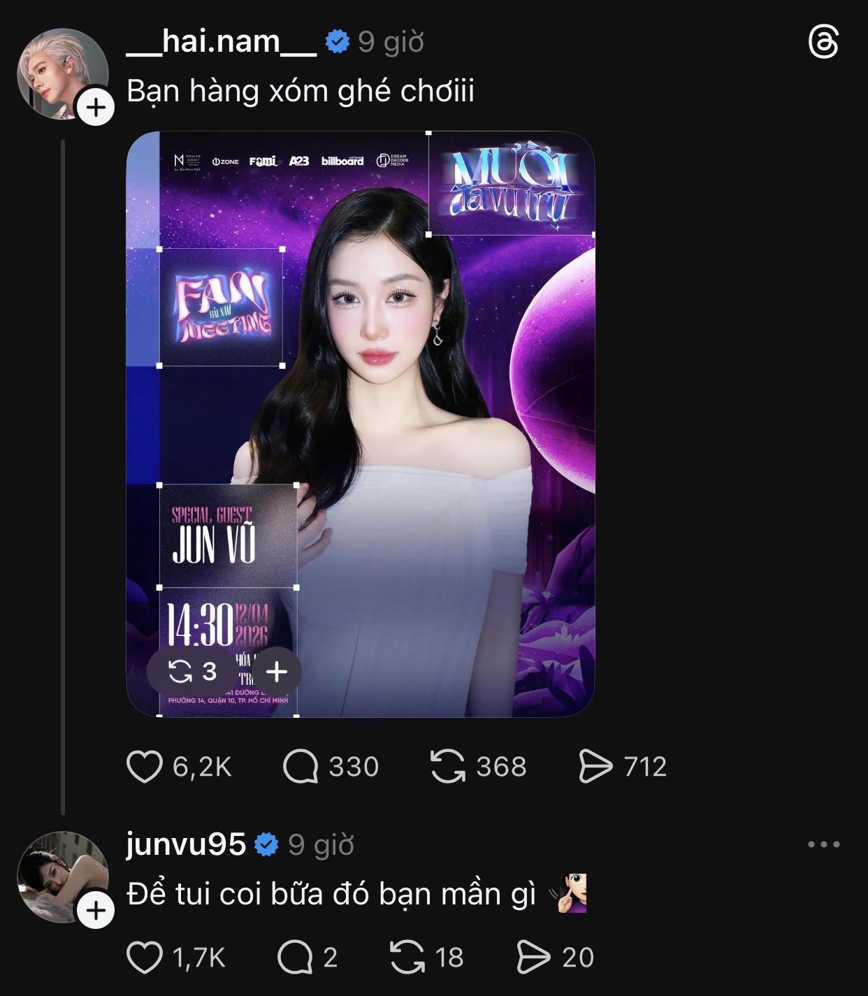 Jun Vũ bất ngờ tổ chức đám cưới náo loạn MXH, nhưng chú rể không phải là Hải Nam- Ảnh 6. Jun Vũ bất ngờ tổ chức đám cưới náo loạn MXH, nhưng chú rể không phải là Hải Nam- Ảnh 6.