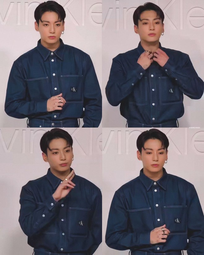 Jung Kook tại sự kiện Calvin Klein có HIEUTHUHAI tham dự