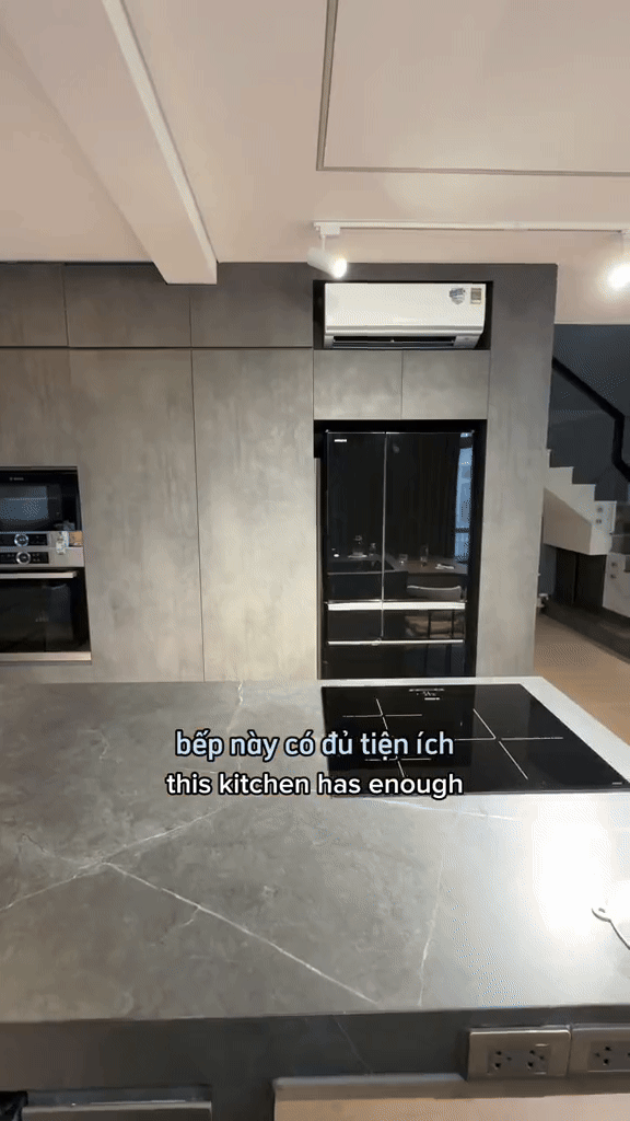 Khu vực bếp sang trọng và tiện nghi