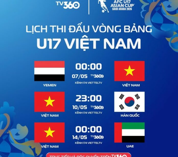 Xem Trực Tiếp U17 Châu Á 2026: Kênh Nào, Tại Sao TV360?